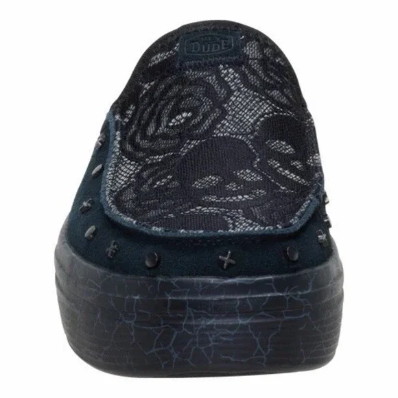 Hey Dude Jelly Roll Thorns Austin Lift Lace Shoes Slides Sz 8 Women's Bunnie XO - Picture 3 of 7